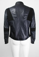 GUCCI TOM FORD SS 1999 BLUE LEATHER RACER JACKET