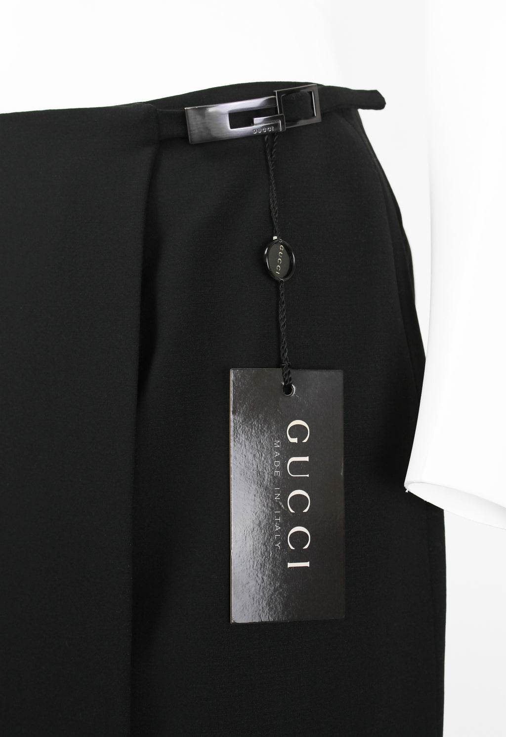GUCCI TOM FORD SS 1998 G BUCKLE WRAP SKIRT