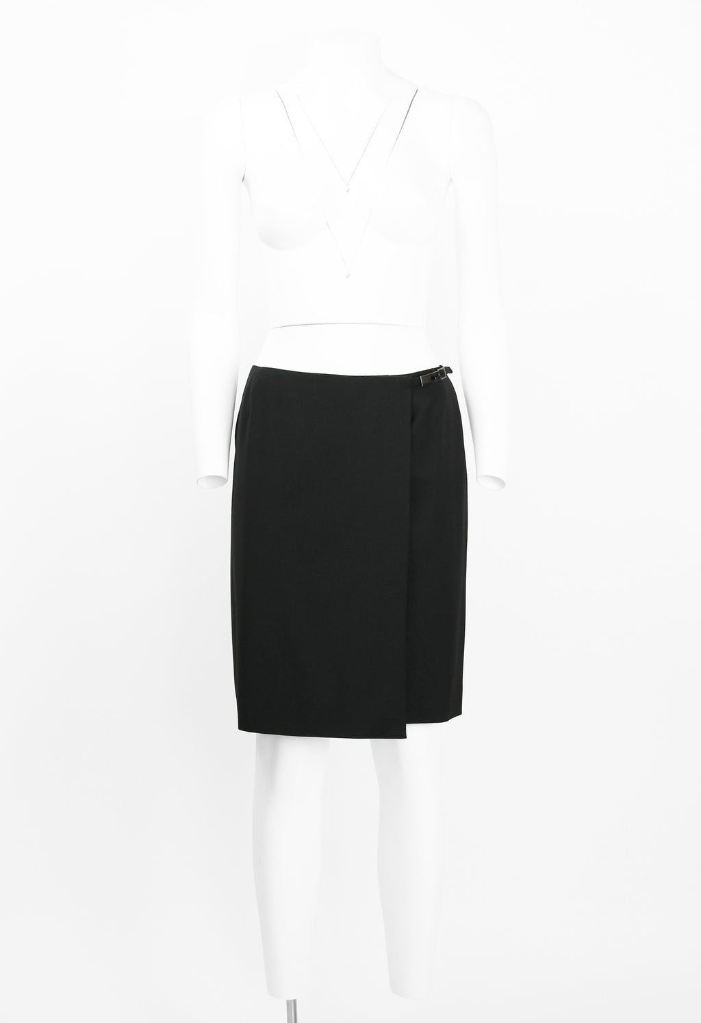 GUCCI TOM FORD SS 1998 G BUCKLE WRAP SKIRT