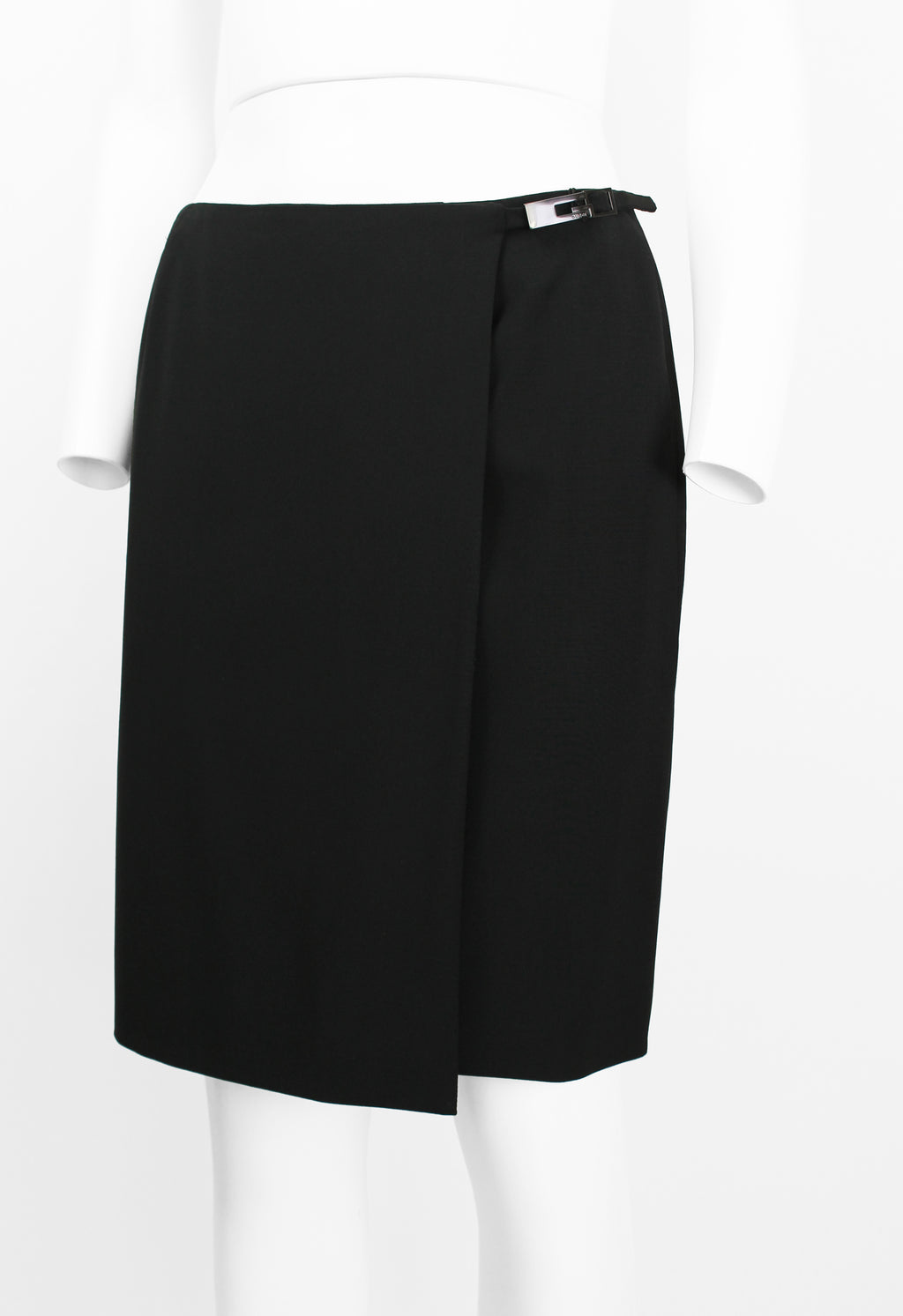 GUCCI TOM FORD SS 1998 G BUCKLE WRAP SKIRT