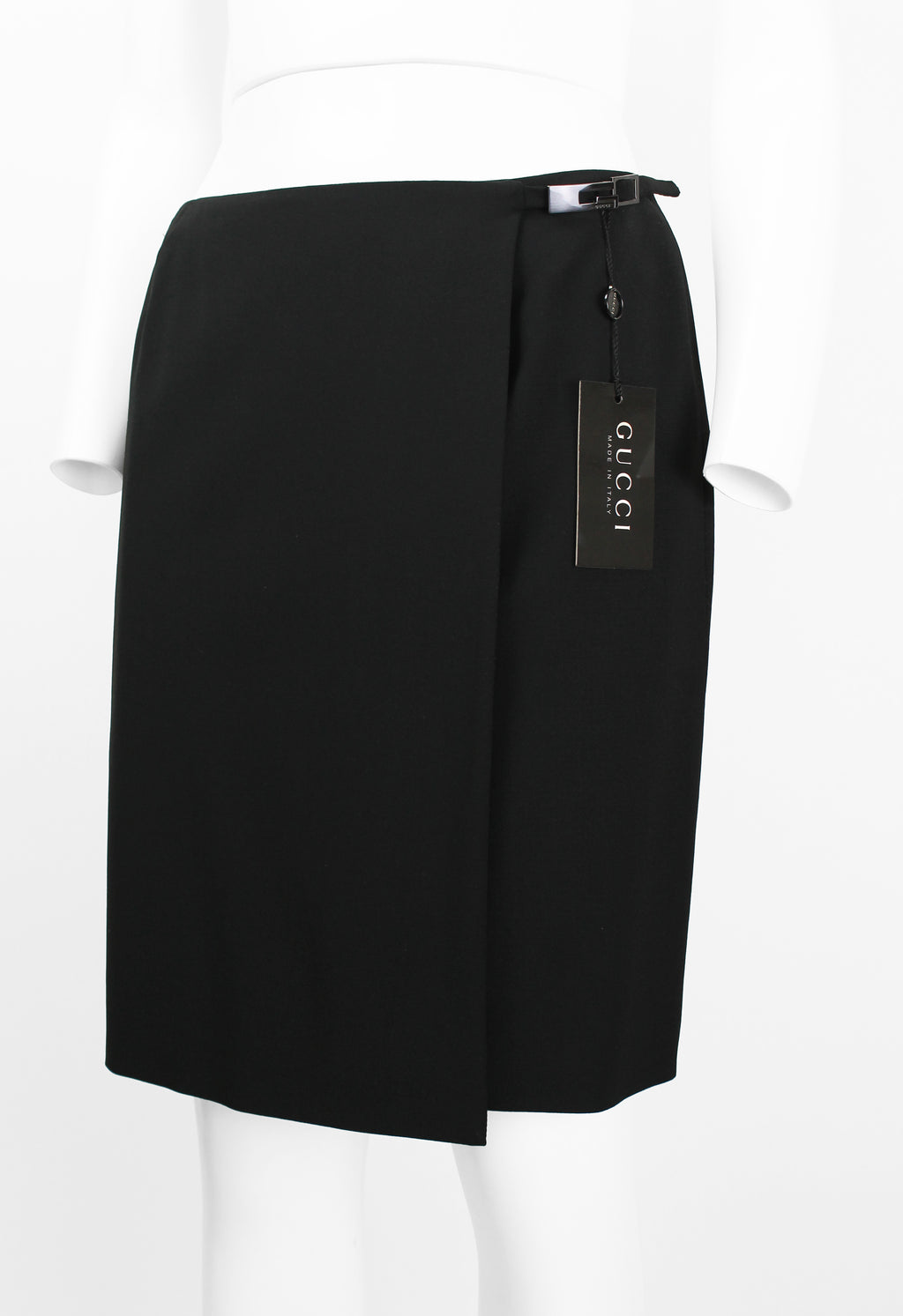 GUCCI TOM FORD SS 1998 G BUCKLE WRAP SKIRT