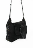 GUCCI TOM FORD SS 2002 LACE UP SUEDE HEART BAG