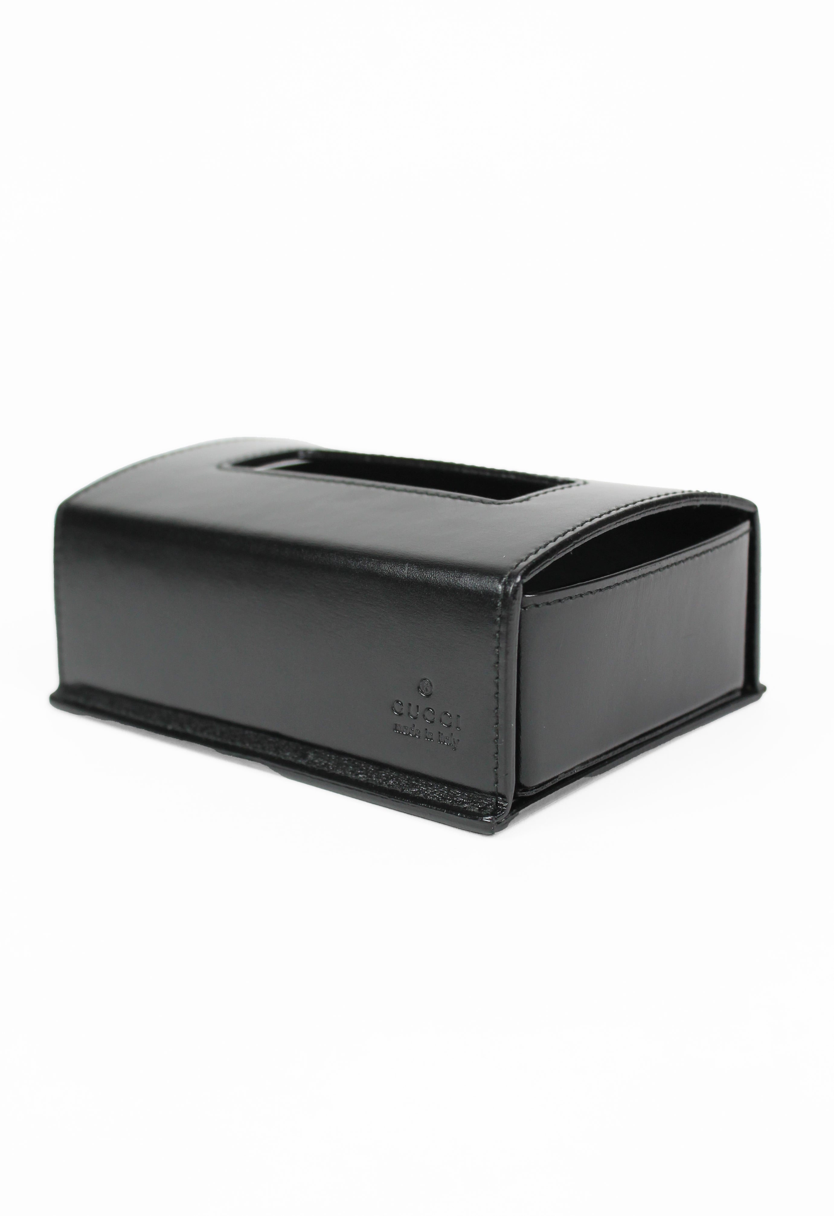 GUCCI TOM FORD LEATHER TISSUE BOX