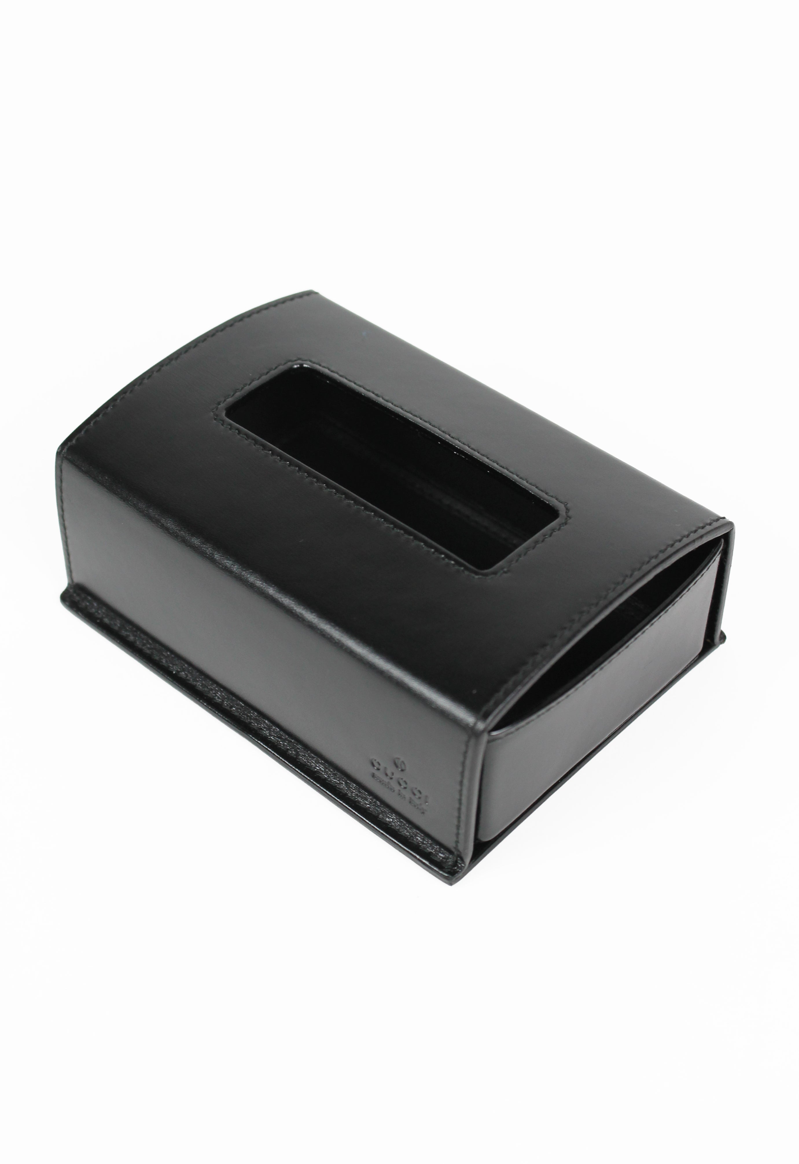 GUCCI TOM FORD LEATHER TISSUE BOX