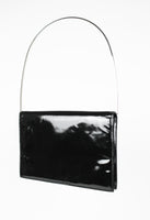 GUCCI TOM FORD FW 1997 METAL RING PATENT CONVERTIBLE SHOULDER BAG