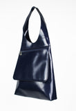 GUCCI TOM FORD SS 1996 NAVY PATENT SHOULDER BAG