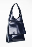 GUCCI TOM FORD SS 1996 NAVY PATENT SHOULDER BAG