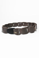 GUCCI TOM FORD SS 1997 BROWN LEATHER CHAIN BELT