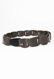 GUCCI TOM FORD SS 1997 BROWN LEATHER CHAIN BELT