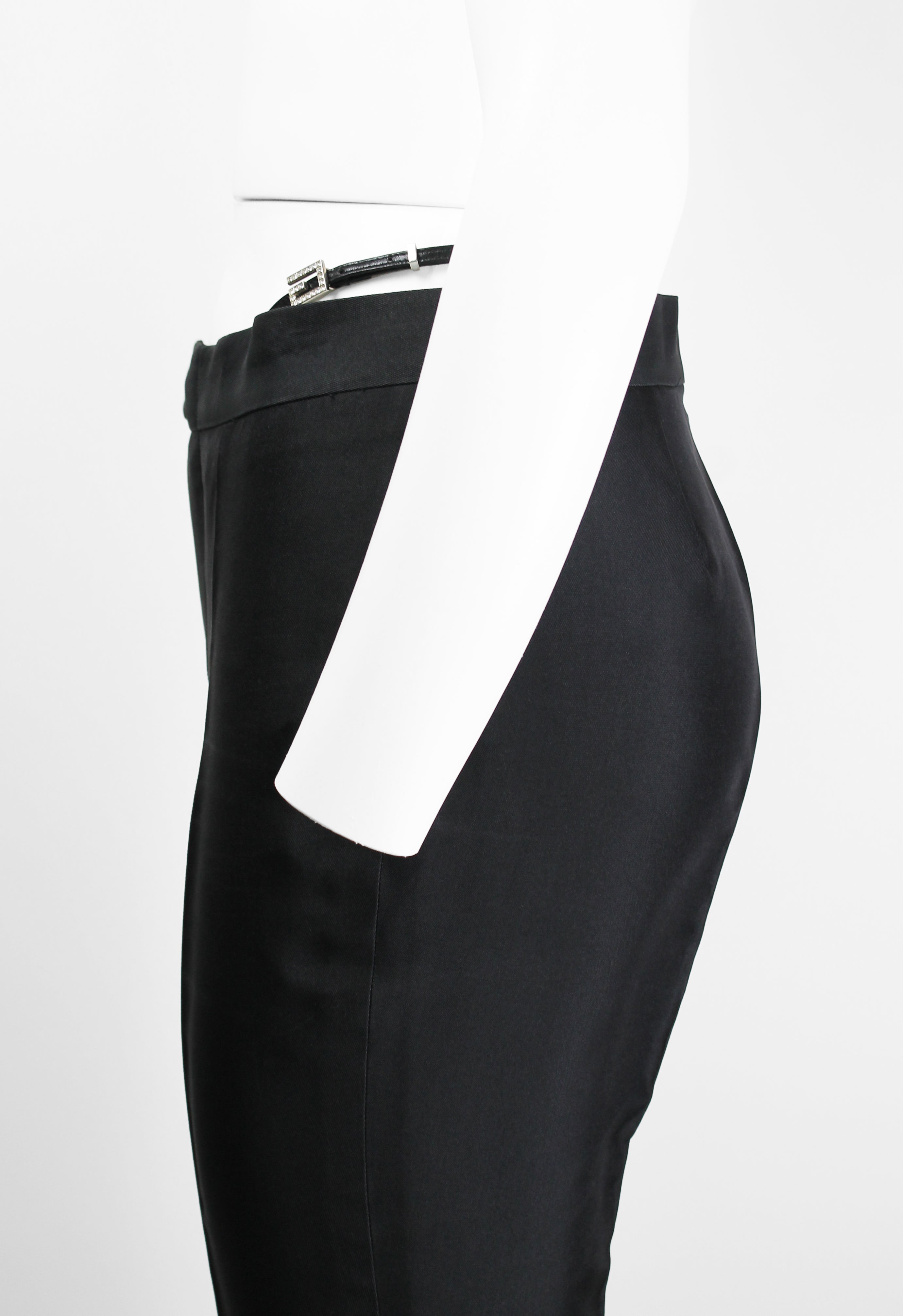 GUCCI TOM FORD SS 1998 CRYSTAL EMBELLISHED G-STRING TROUSERS