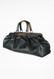 GUCCI TOM FORD FW 2002 XL LEATHER WOODEN HANDLE DOCTORS BAG