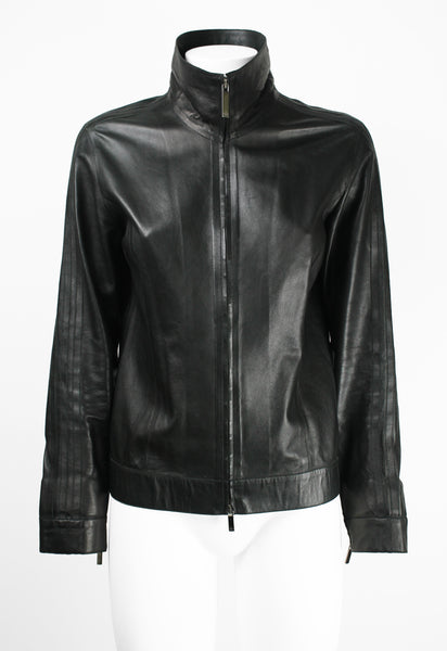 GUCCI TOM FORD SS 1999 BLACK LEATHER JACKET