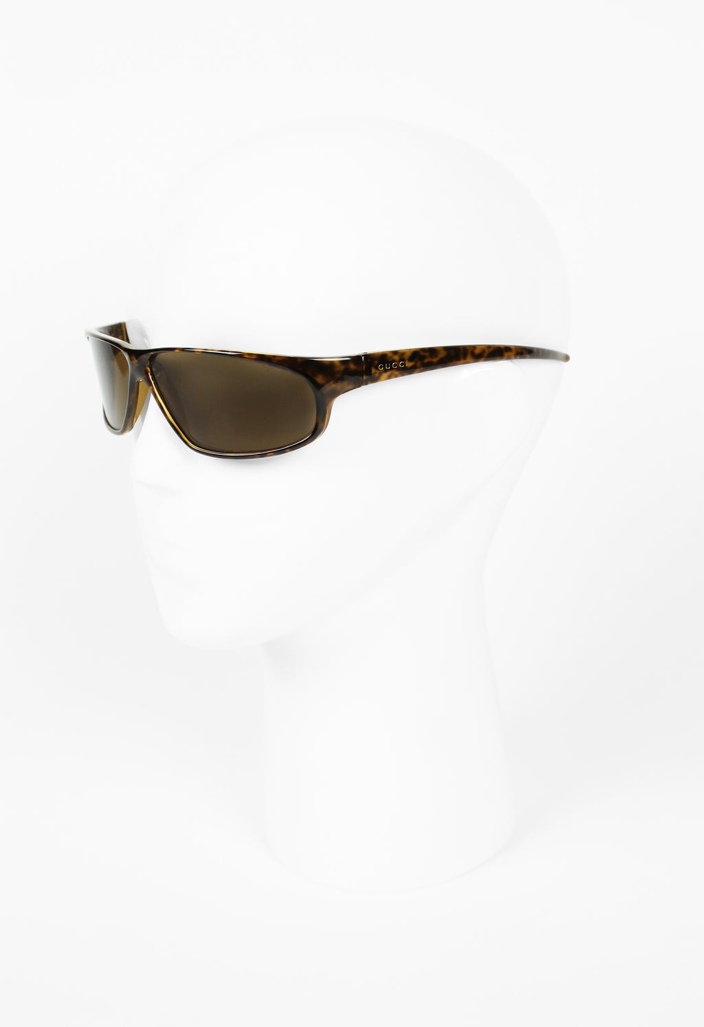 GUCCI TOM FORD TORTOISESHELL WRAPAROUND SUNGLASSES