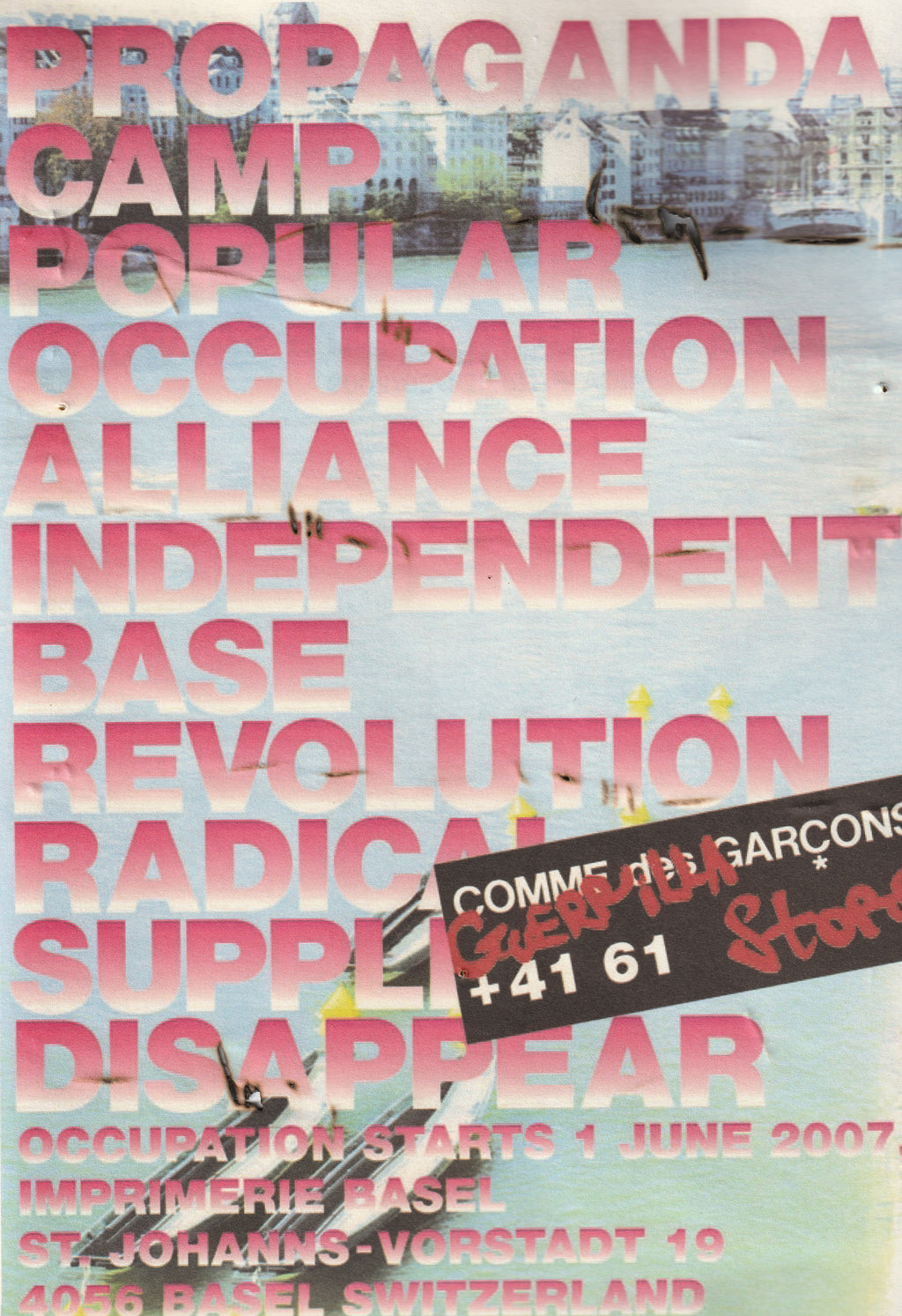 COMME DES GARCONS GUERRILLAZINE NO.6 IDEAS FOR CORPORATE SALVATION 2009