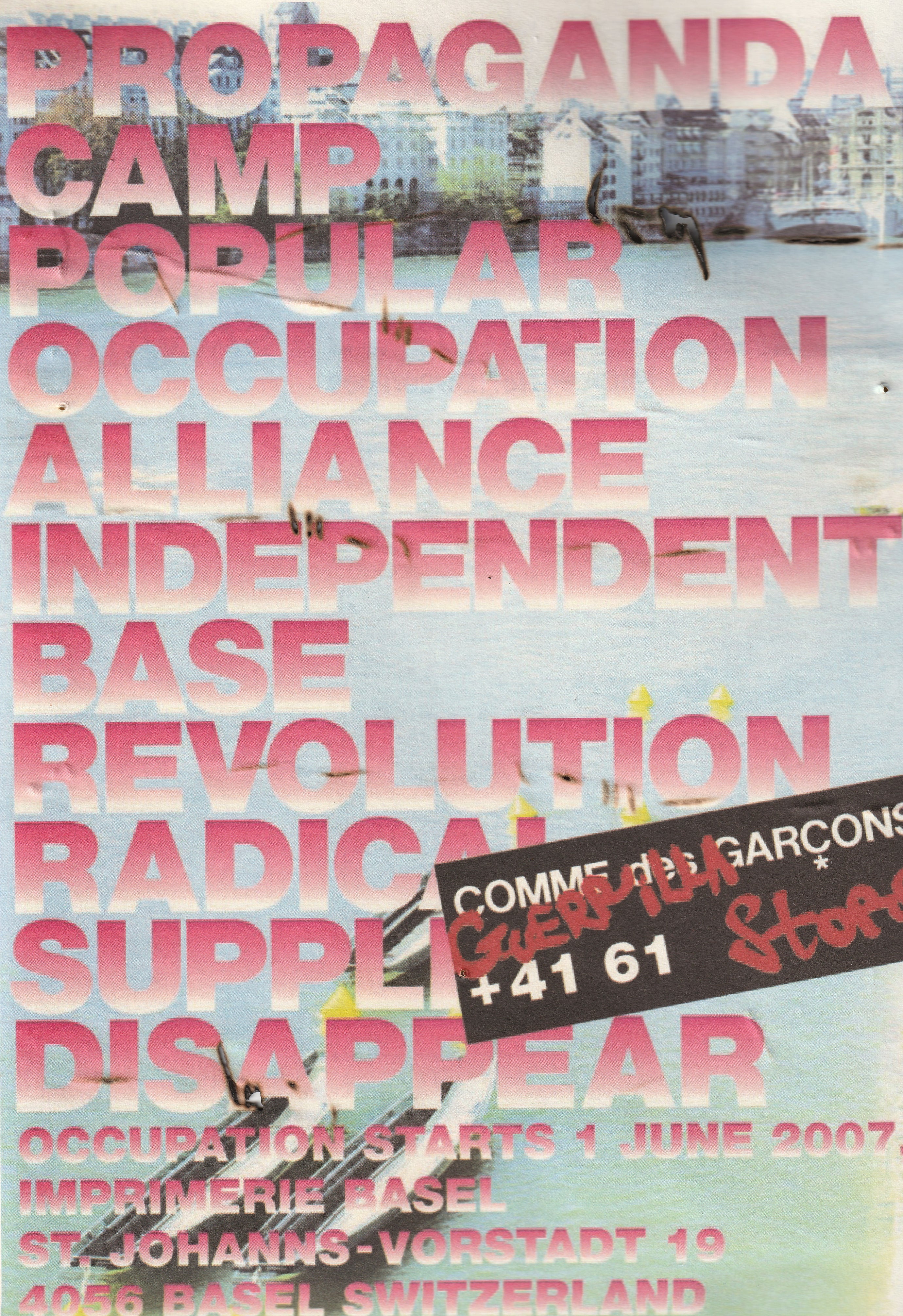 COMME DES GARCONS GUERRILLAZINE NO.6 IDEAS FOR CORPORATE SALVATION 2009