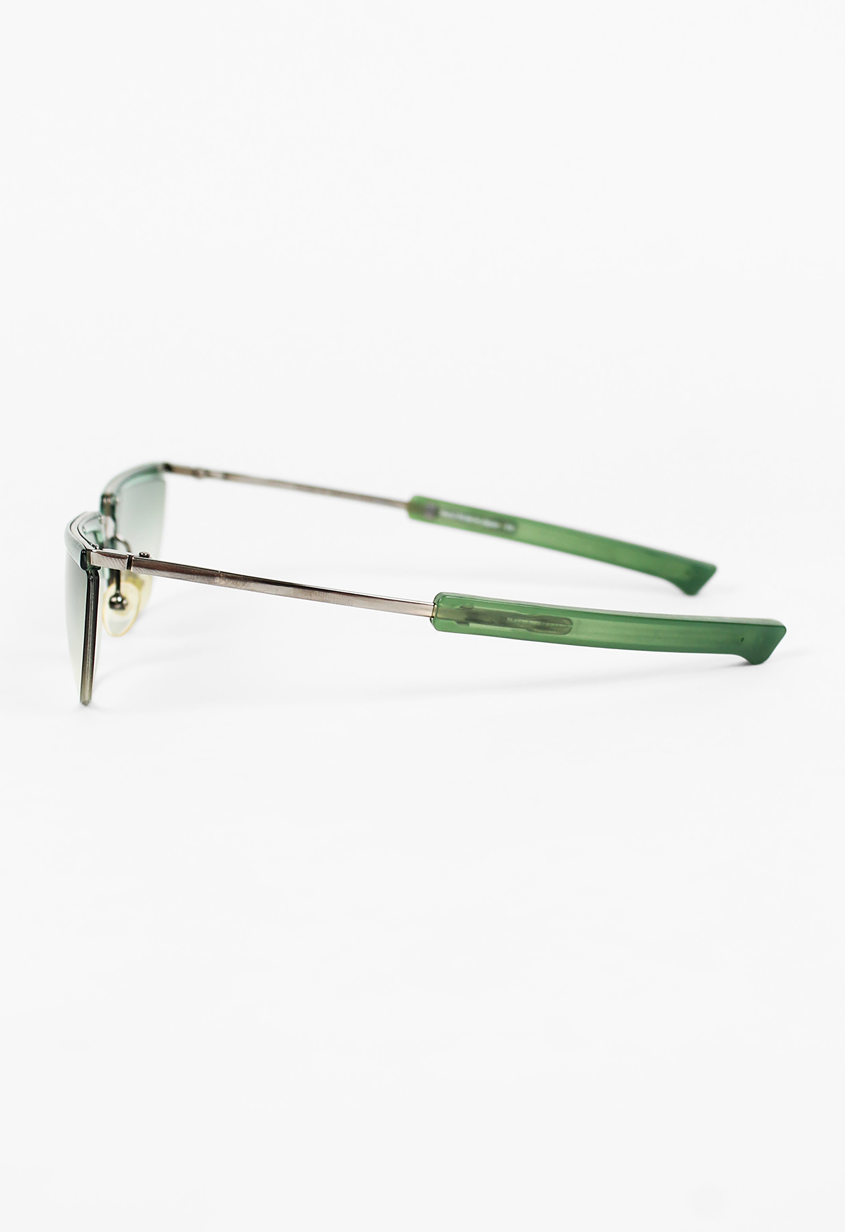 ISSEY MIYAKE X ALAIN MIKLI 2000 FOLDABLE TITANIUM SUNGLASSES WITH DISK CASE