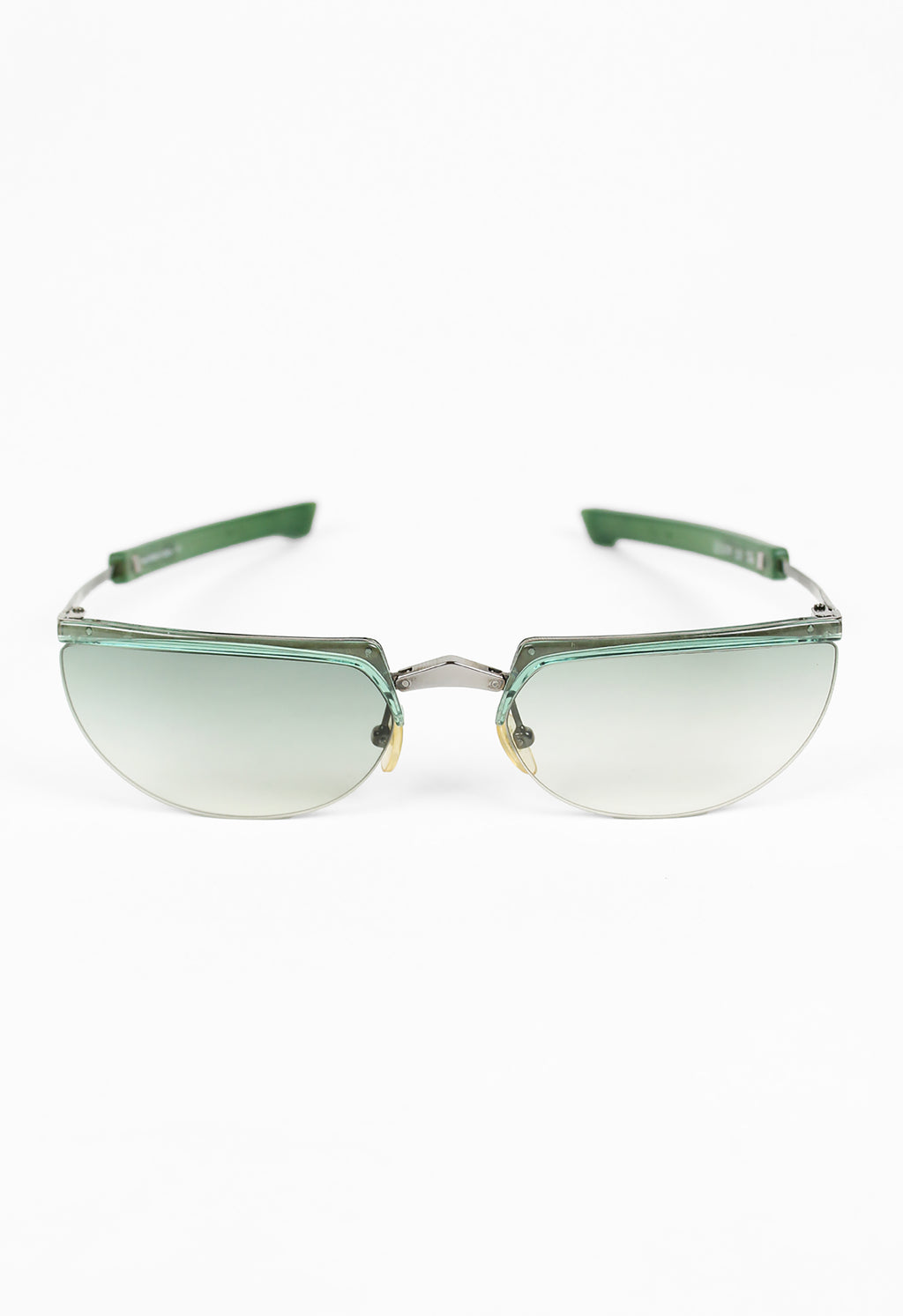 ISSEY MIYAKE X ALAIN MIKLI 2000 FOLDABLE TITANIUM SUNGLASSES WITH DISK CASE