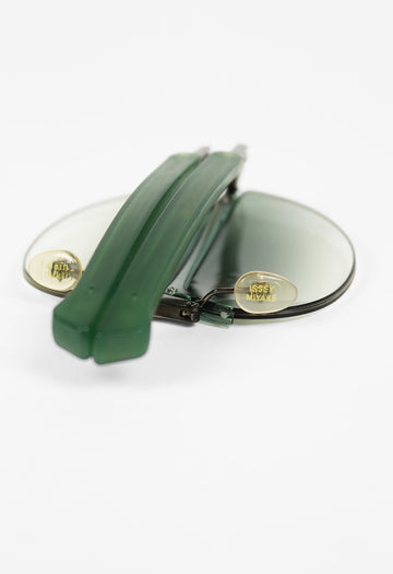 ISSEY MIYAKE X ALAIN MIKLI 2000 FOLDABLE TITANIUM SUNGLASSES WITH DISK CASE