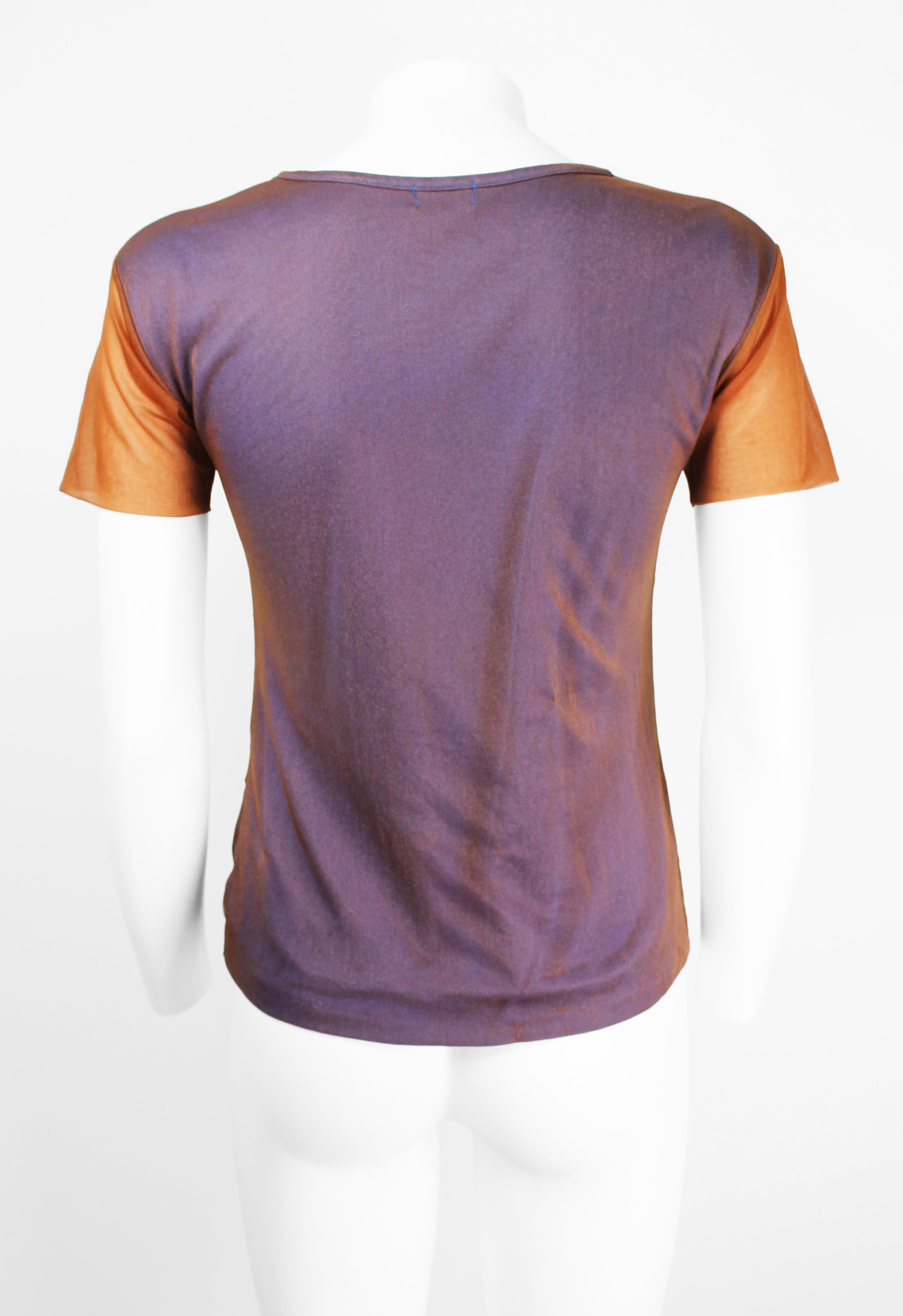 ISSEY MIYAKE 1980'S LAYERED GATHERED SHEER TOP