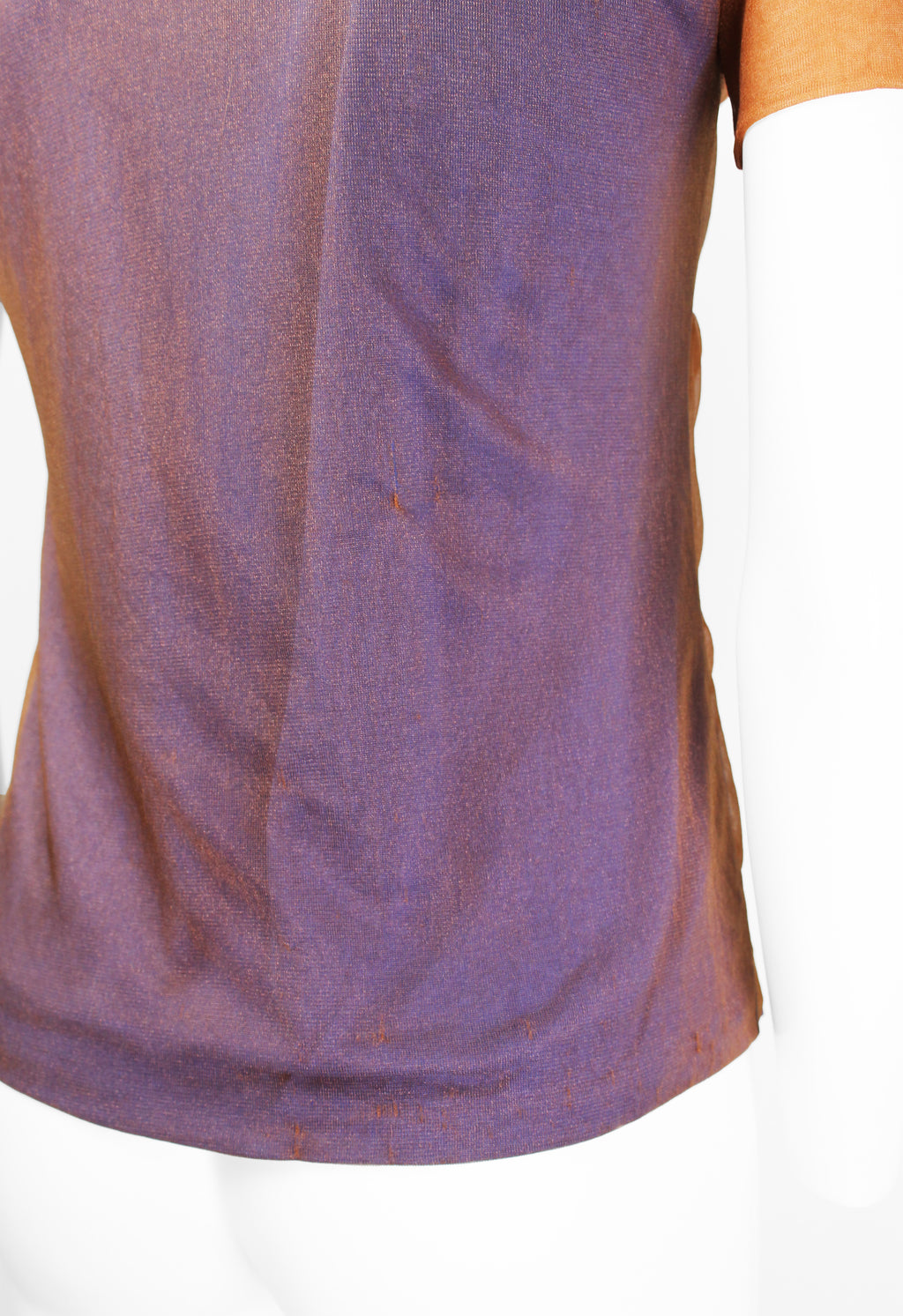 ISSEY MIYAKE 1980'S LAYERED GATHERED SHEER TOP