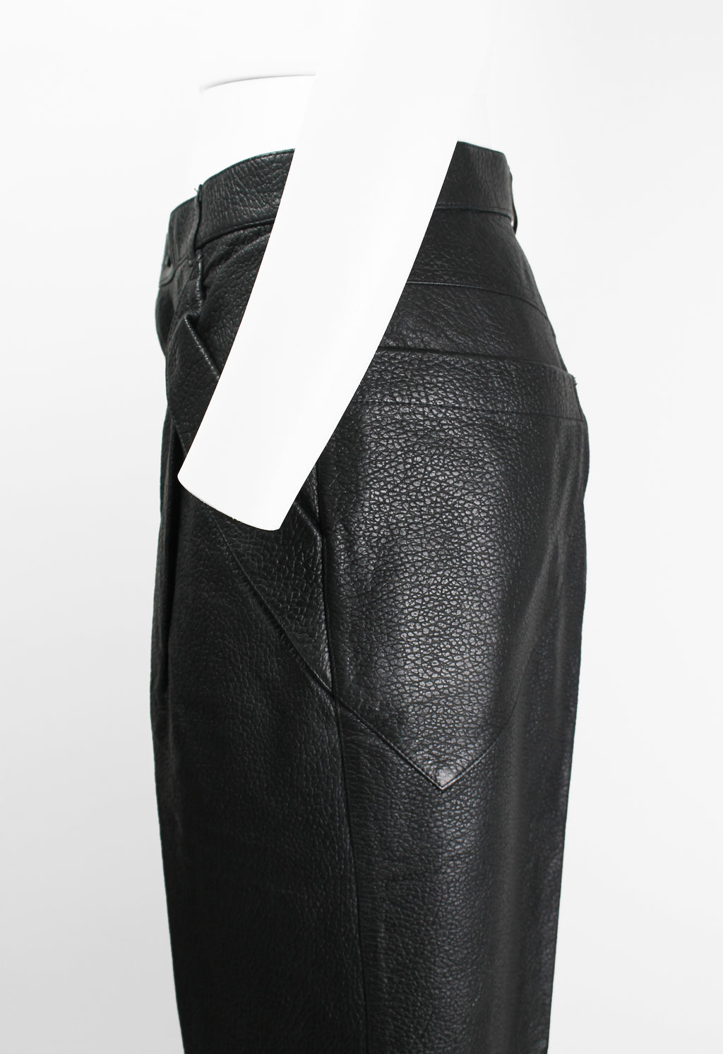 ISSEY MIYAKE 1980'S LEATHER TROUSERS