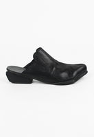 ISSEY MIYAKE 1990'S ANGULAR HEELED MULES