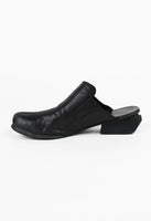 ISSEY MIYAKE 1990'S ANGULAR HEELED MULES