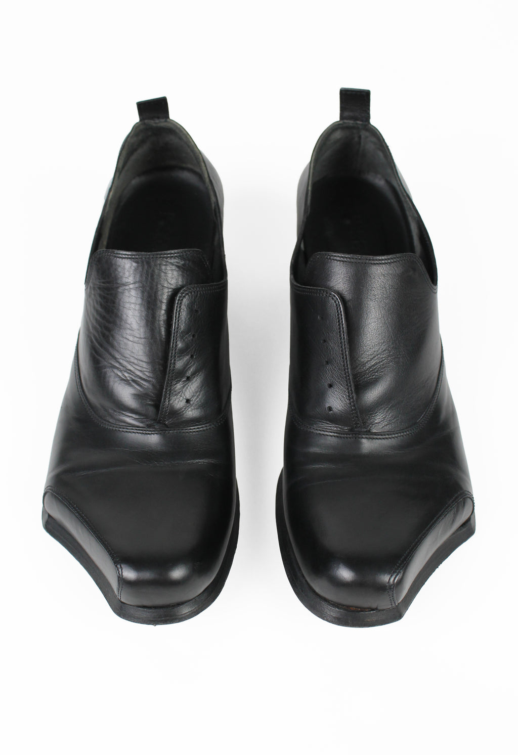 ISSEY MIYAKE 1990'S ANGULAR HEELED SHOES