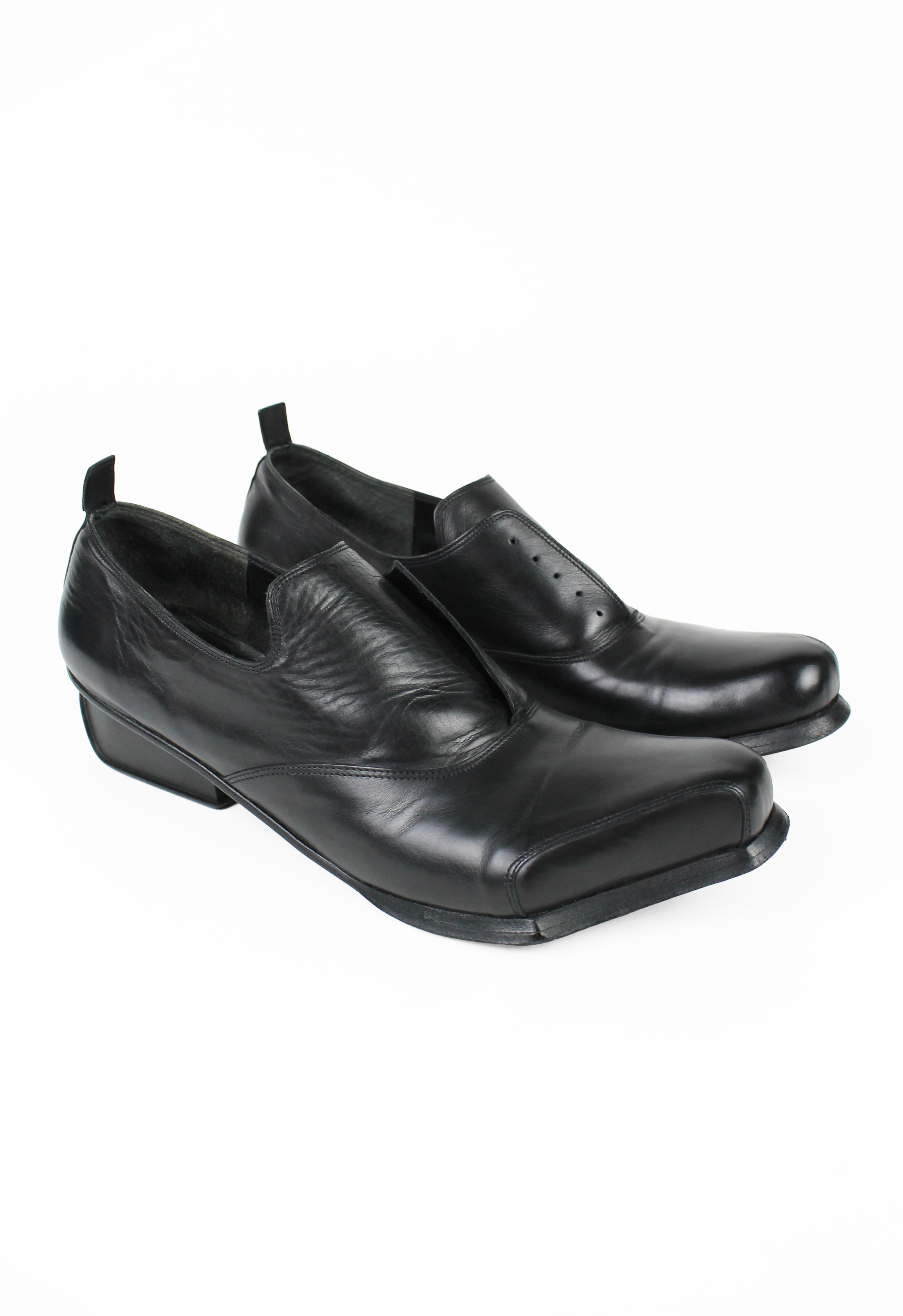 ISSEY MIYAKE 1990'S ANGULAR HEELED SHOES