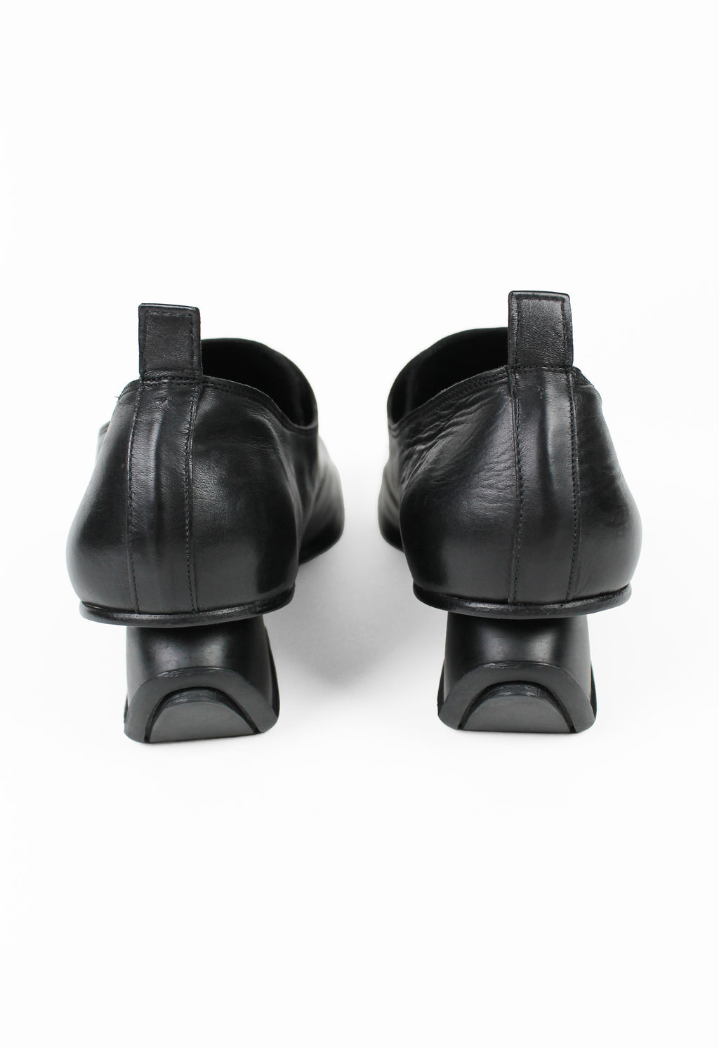 ISSEY MIYAKE 1990'S ANGULAR HEELED SHOES