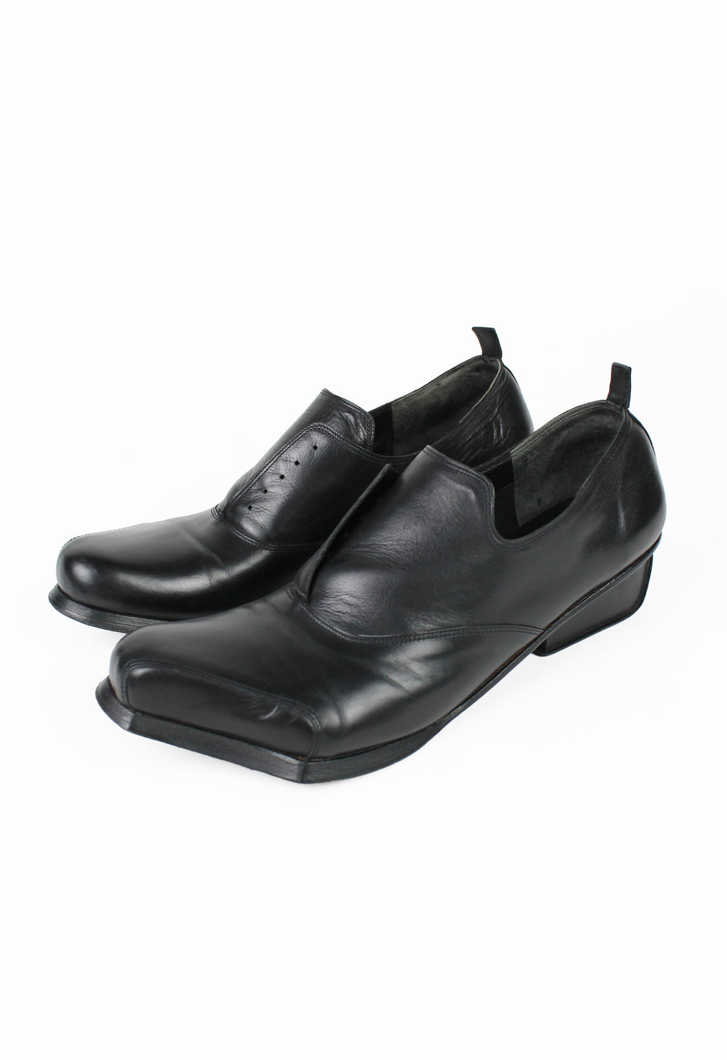 ISSEY MIYAKE 1990'S ANGULAR HEELED SHOES