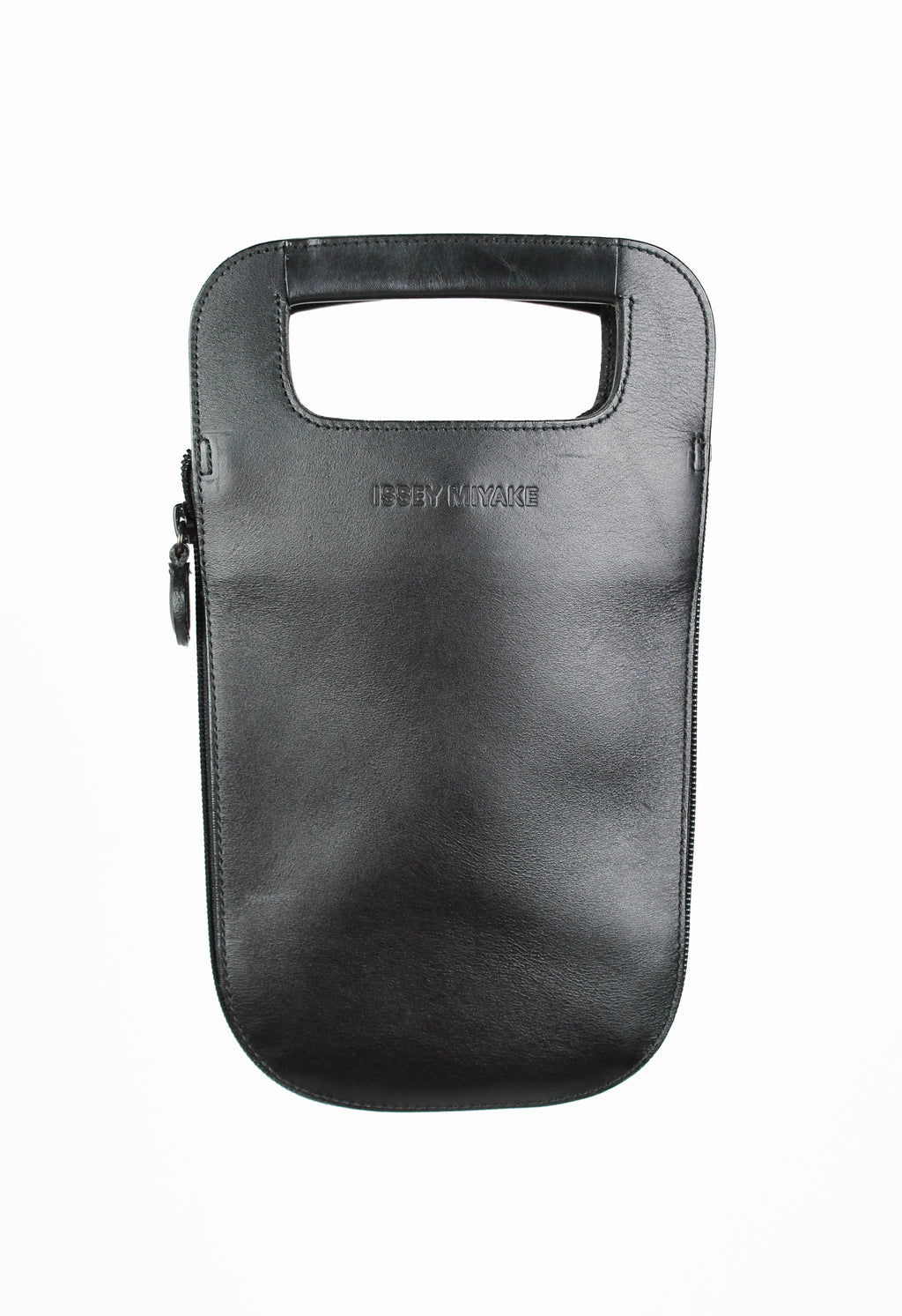 ISSEY MIYAKE 1990'S TRANSFORMABLE LEATHER AND NYLON ZIP BAG