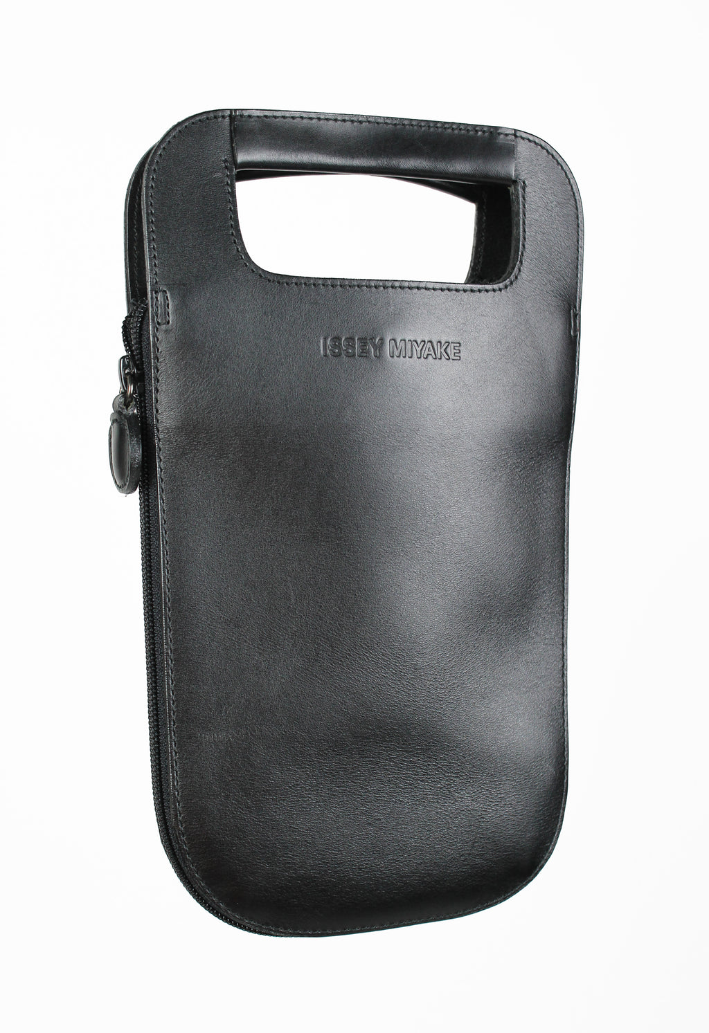 ISSEY MIYAKE 1990'S TRANSFORMABLE LEATHER AND NYLON ZIP BAG