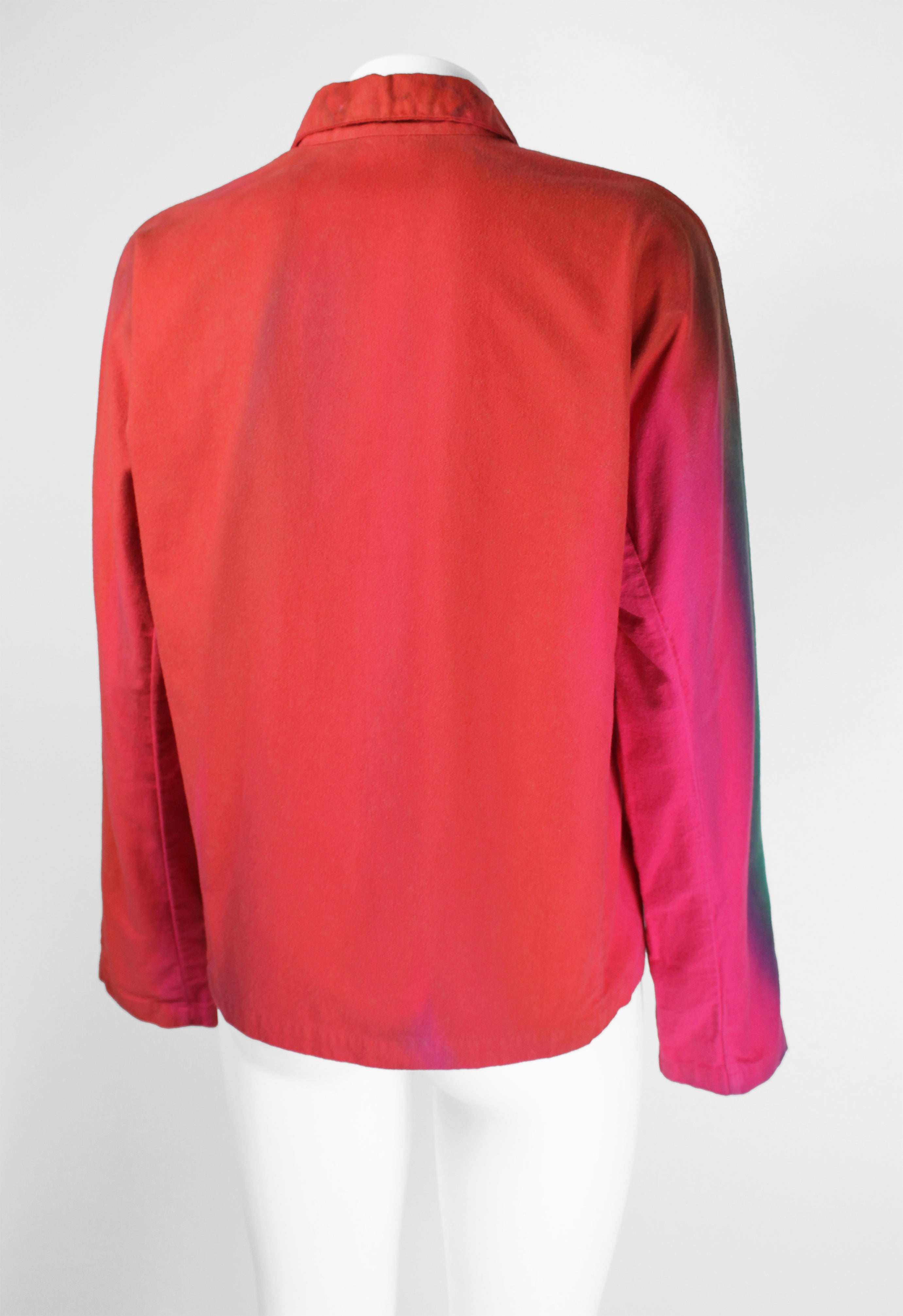 ISSEY MIYAKE FW 2001 DYED MULTICOLOURED SHIRT
