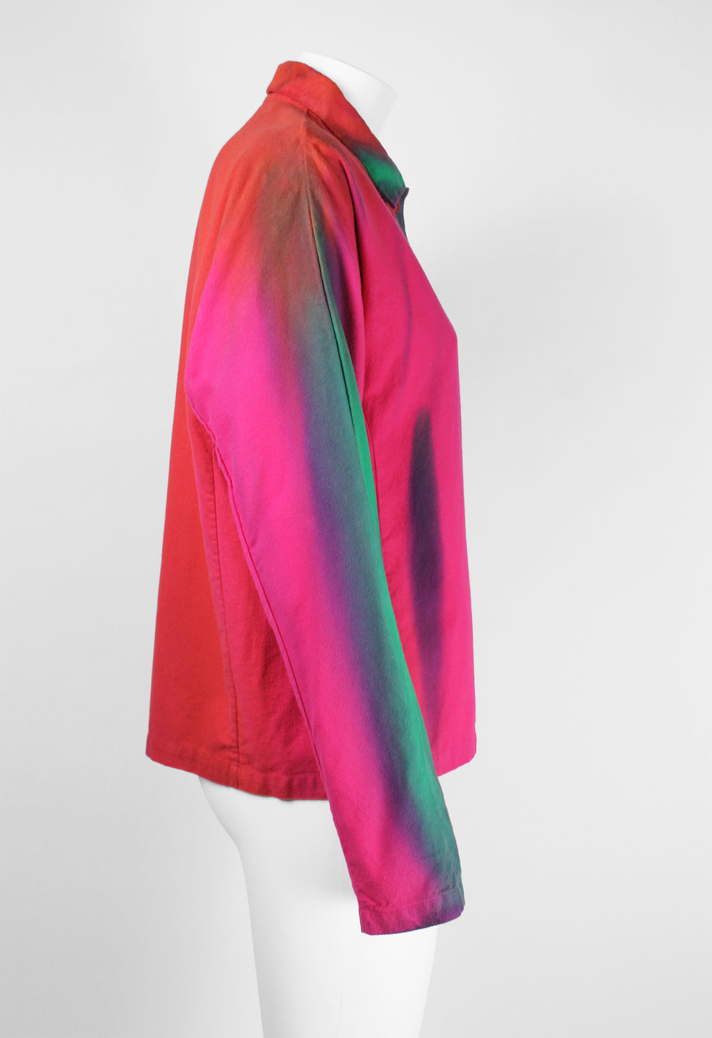 ISSEY MIYAKE FW 2001 DYED MULTICOLOURED SHIRT