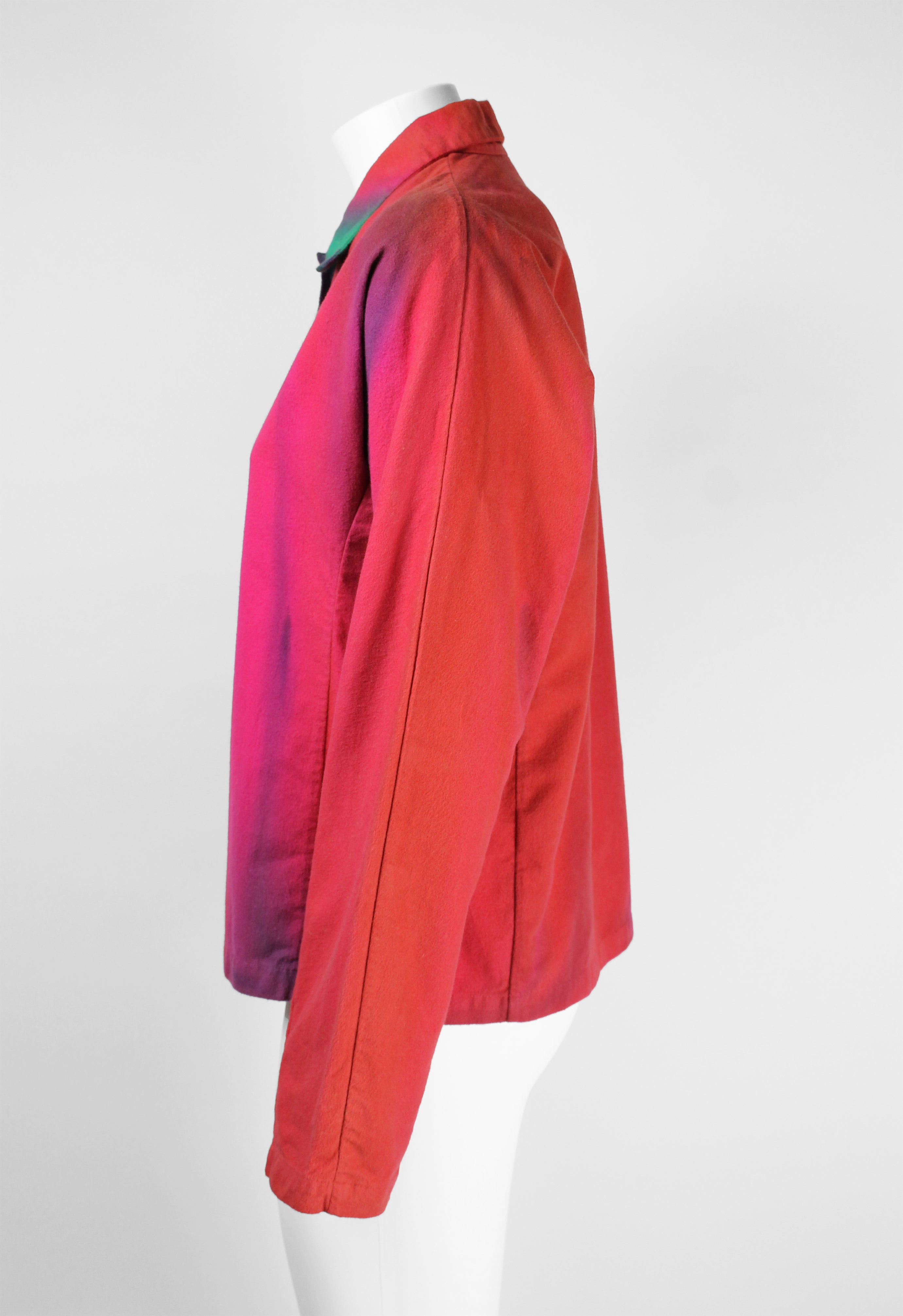 ISSEY MIYAKE FW 2001 DYED MULTICOLOURED SHIRT