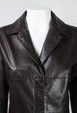 ISSEY MIYAKE FW 2002 PANELLED LEATHER JACKET