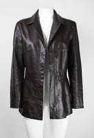 ISSEY MIYAKE FW 2002 PANELLED LEATHER JACKET