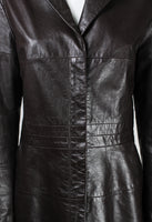 ISSEY MIYAKE FW 2002 PANELLED LEATHER JACKET