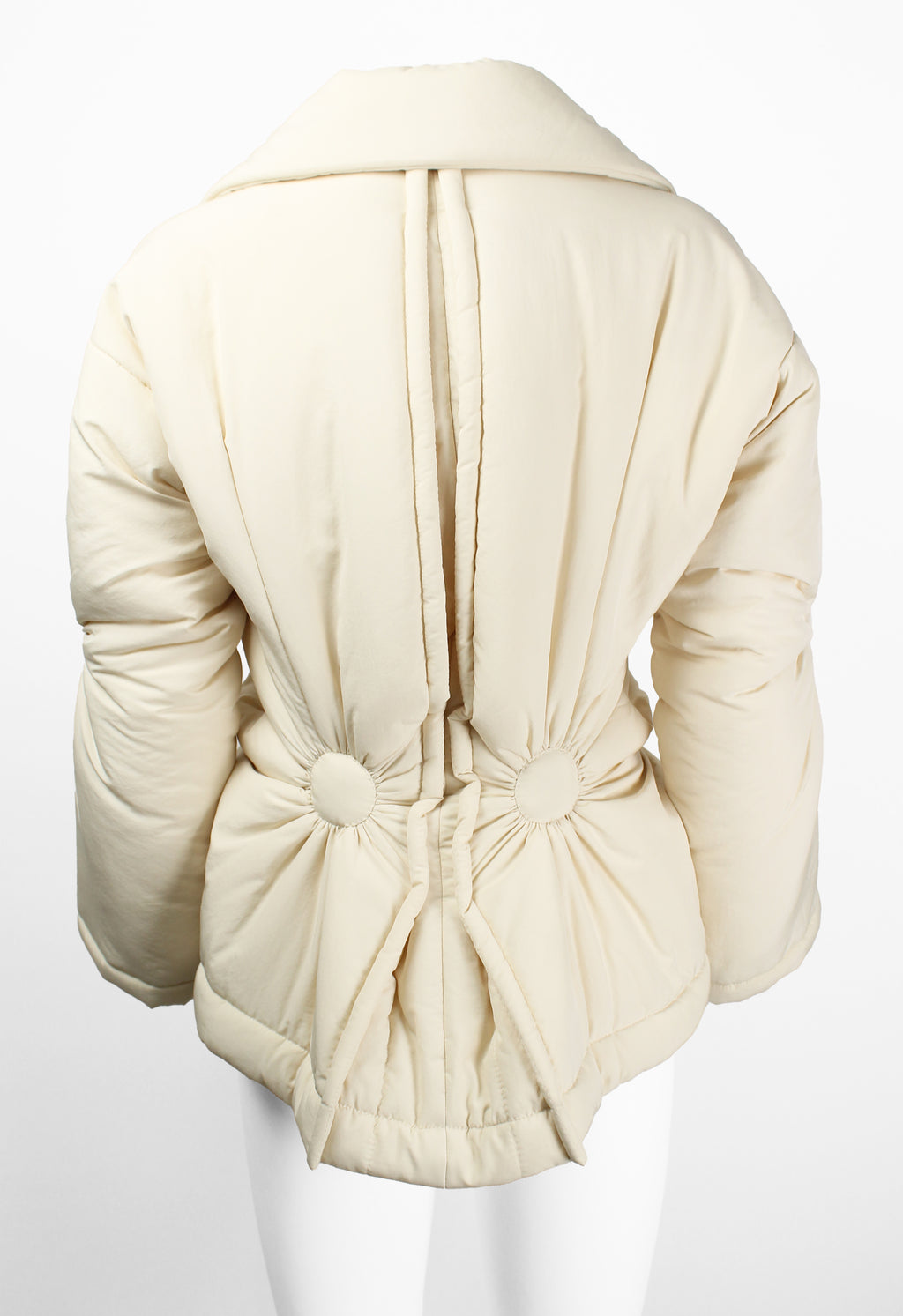 ISSEY MIYAKE FW 2003 PADDED RUCHED CIRCLE DESIGN JACKET