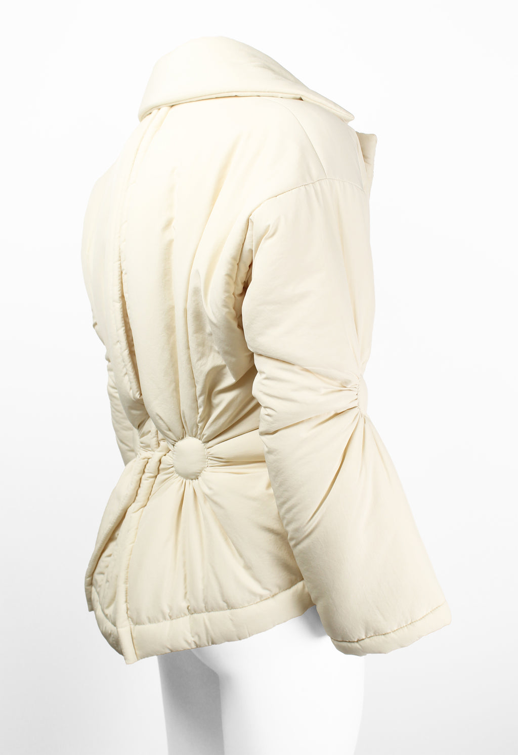 ISSEY MIYAKE FW 2003 PADDED RUCHED CIRCLE DESIGN JACKET