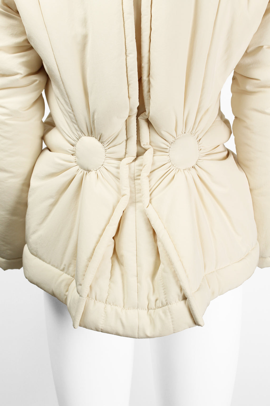 ISSEY MIYAKE FW 2003 PADDED RUCHED CIRCLE DESIGN JACKET