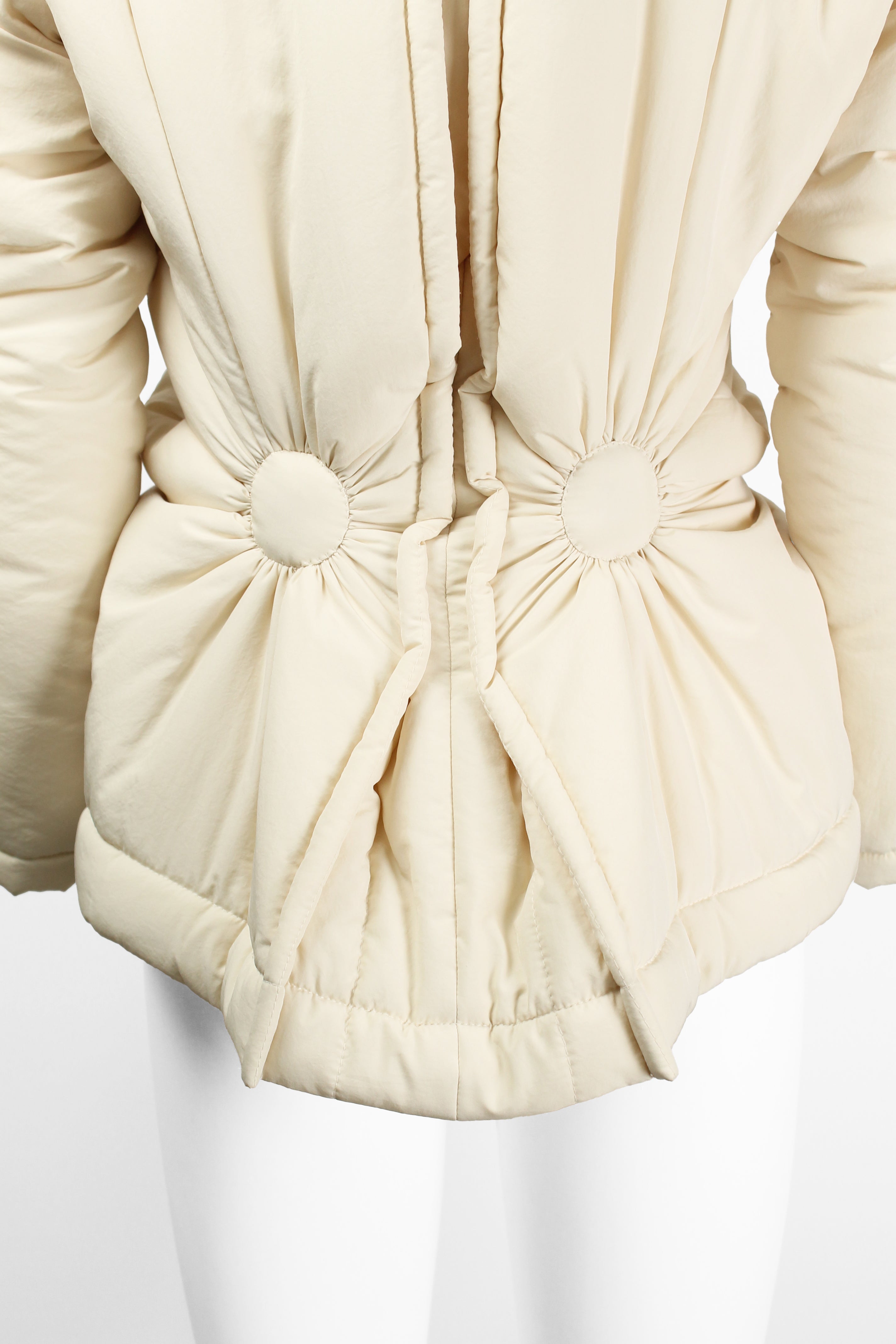 ISSEY MIYAKE FW 2003 PADDED RUCHED CIRCLE DESIGN JACKET