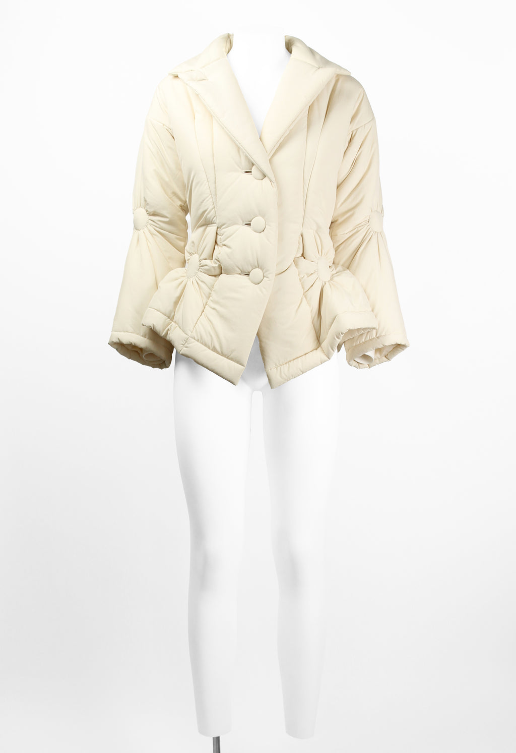 ISSEY MIYAKE FW 2003 PADDED RUCHED CIRCLE DESIGN JACKET