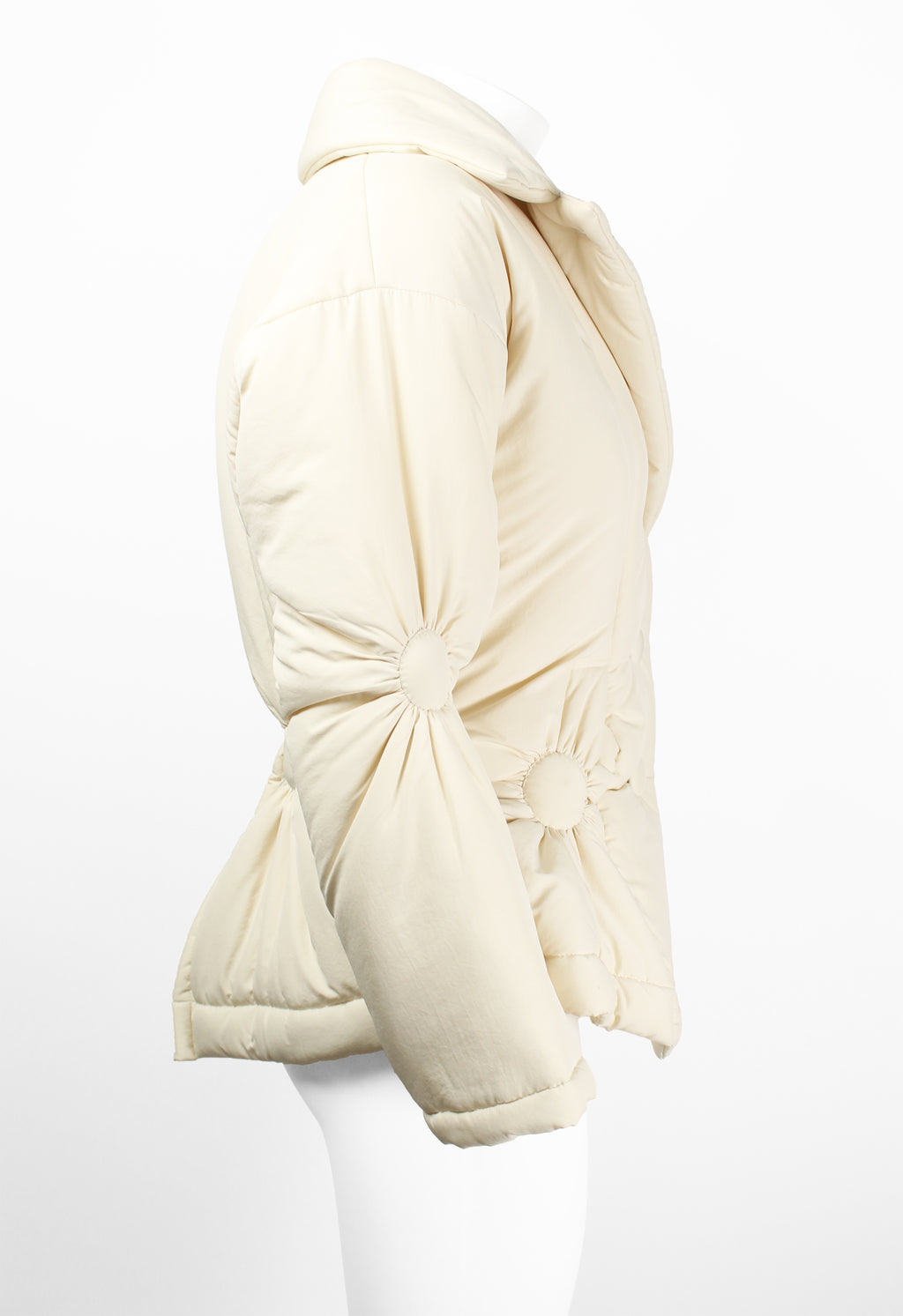 ISSEY MIYAKE FW 2003 PADDED RUCHED CIRCLE DESIGN JACKET