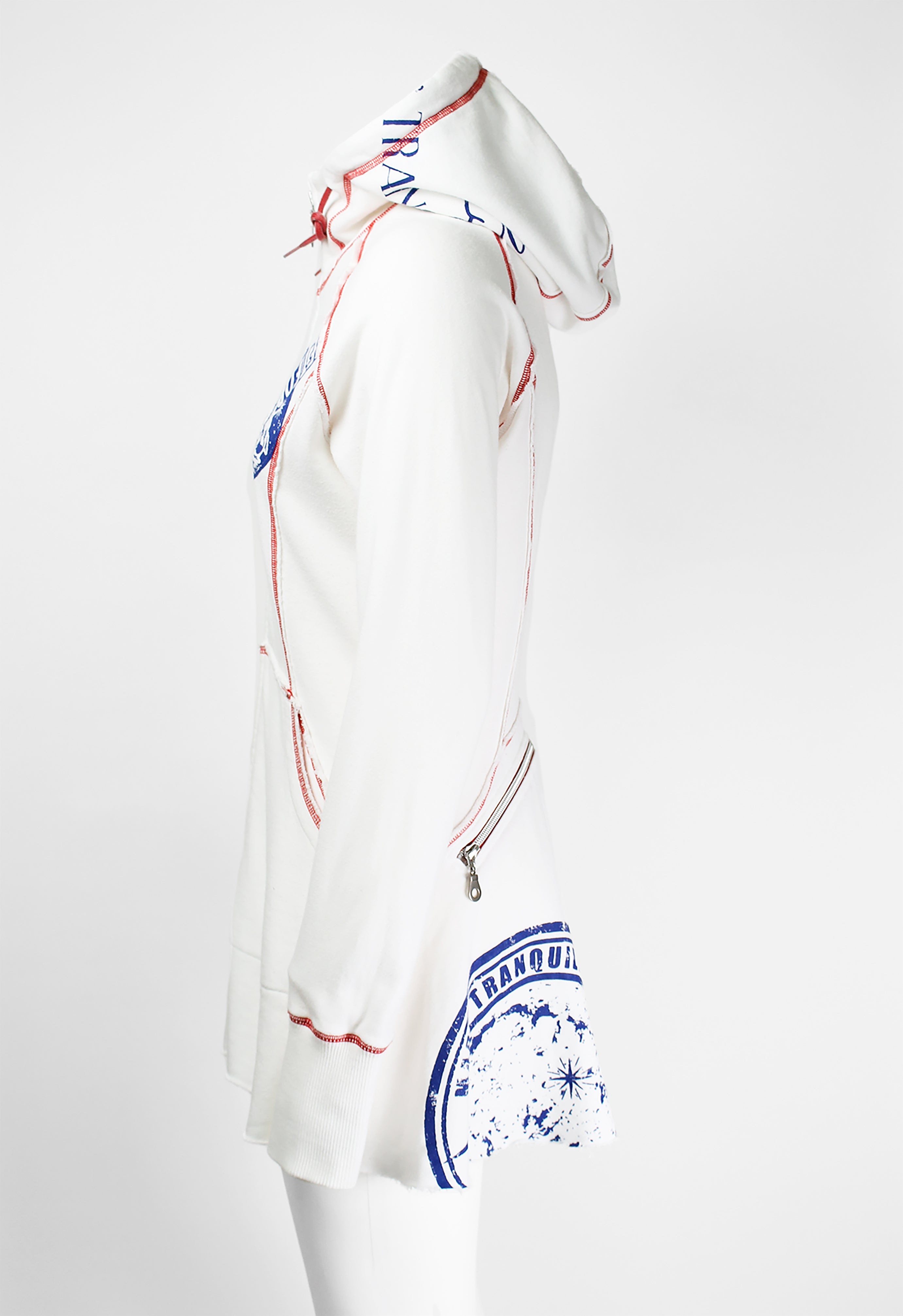 ISSEY MIYAKE FW 2004 GRAPHIC HOODIE WITH BACK ZIP – THE 543