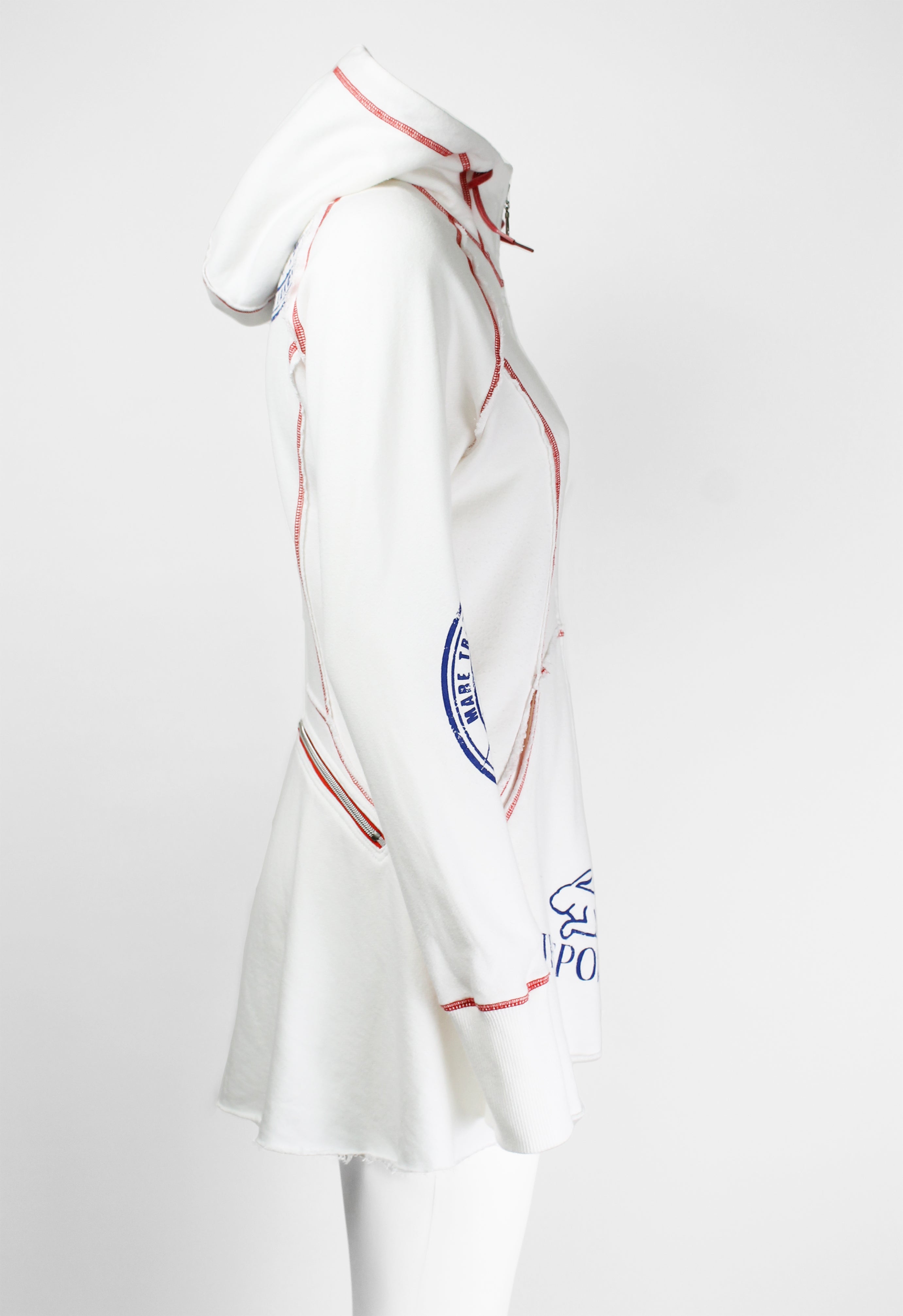 ISSEY MIYAKE FW 2004 GRAPHIC HOODIE WITH BACK ZIP – THE 543