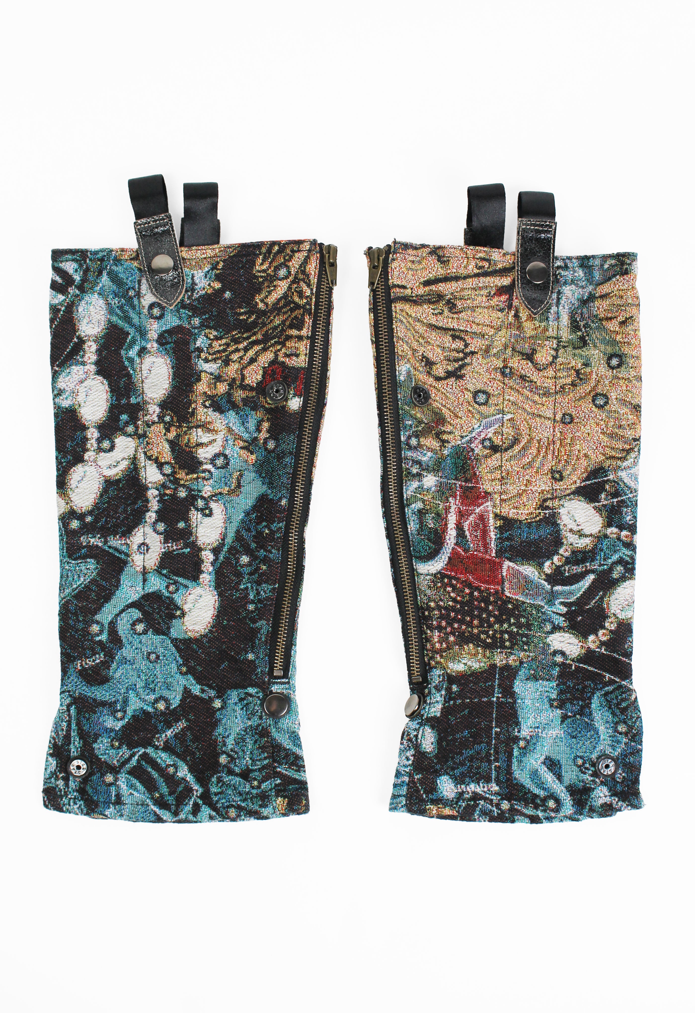 ISSEY MIYAKE FW 2007 TALL WESTERN JACQUARD GAITERS