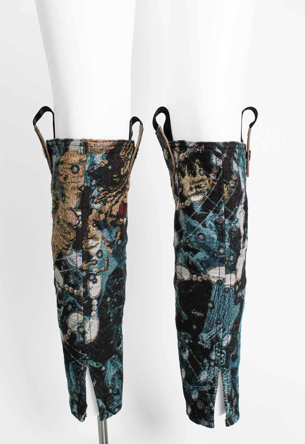 ISSEY MIYAKE FW 2007 TALL WESTERN JACQUARD GAITERS