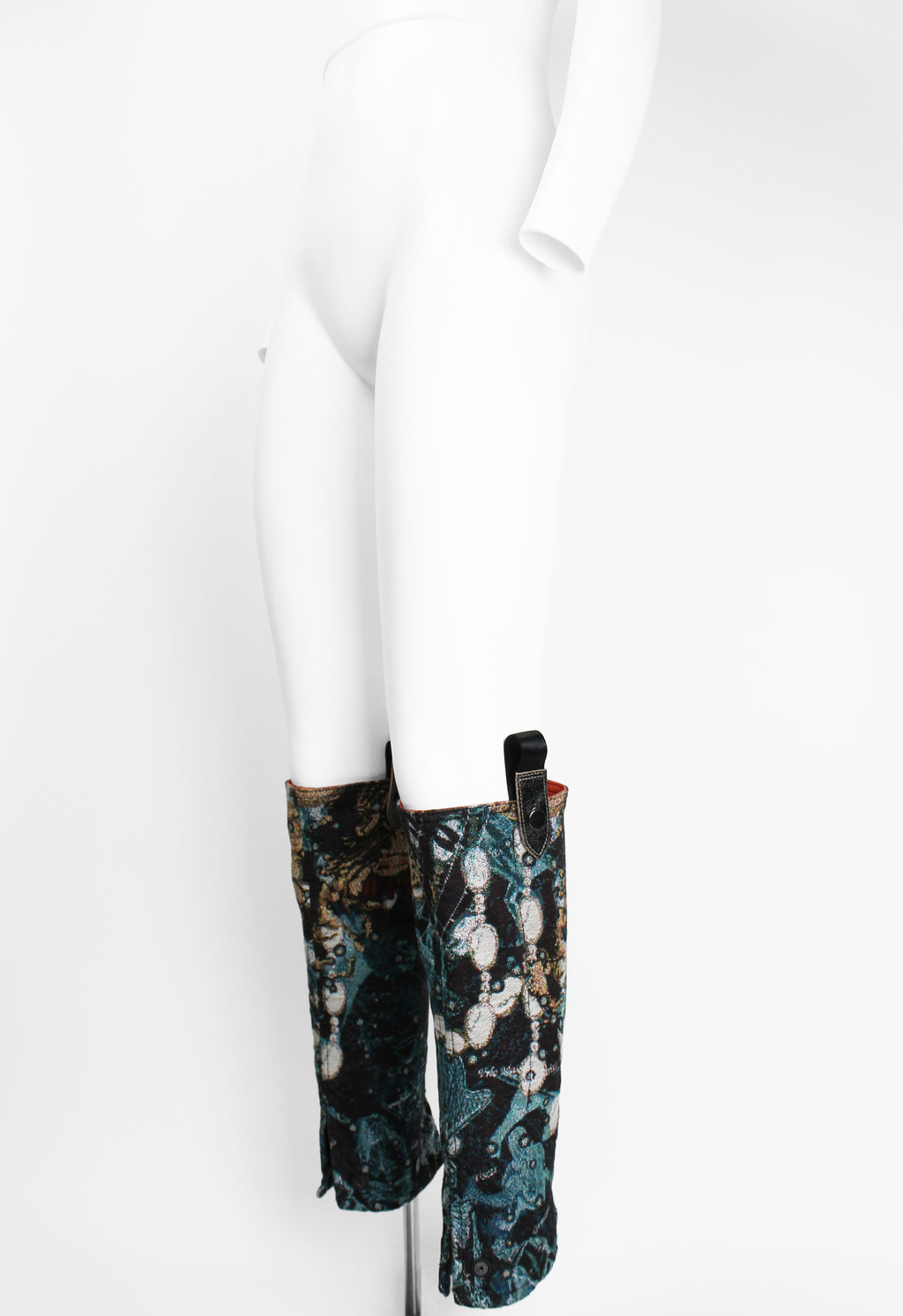 ISSEY MIYAKE FW 2007 TALL WESTERN JACQUARD GAITERS